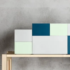 Lundia System 3 låda, blå