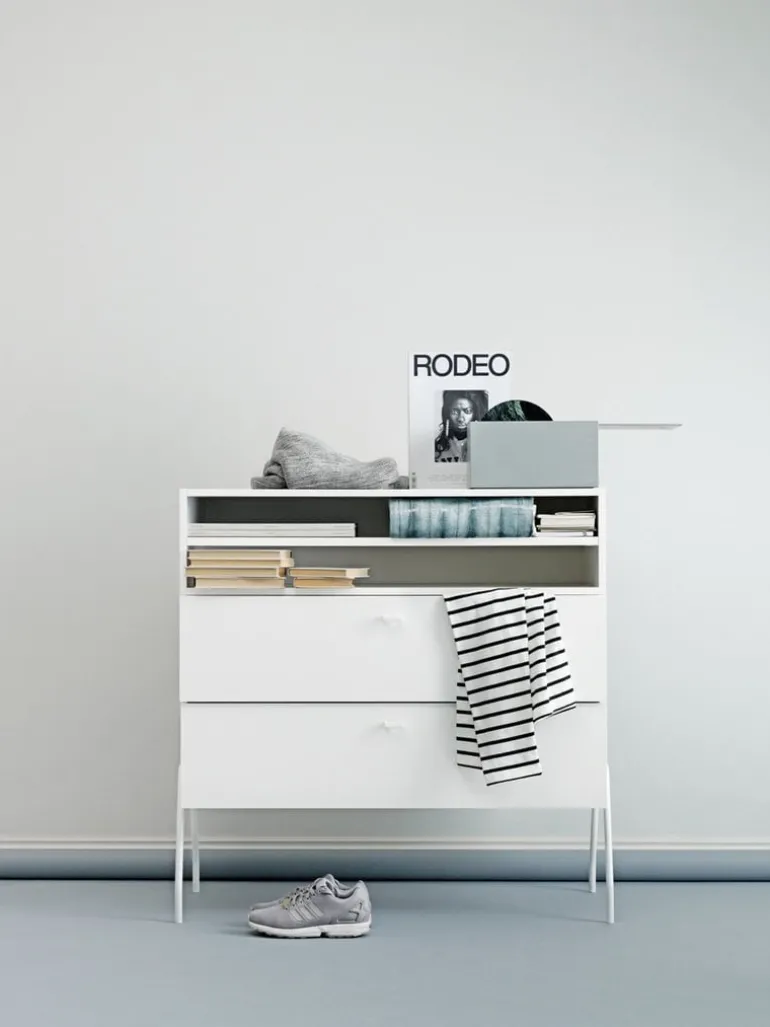 Lundia System 1 låda, grå