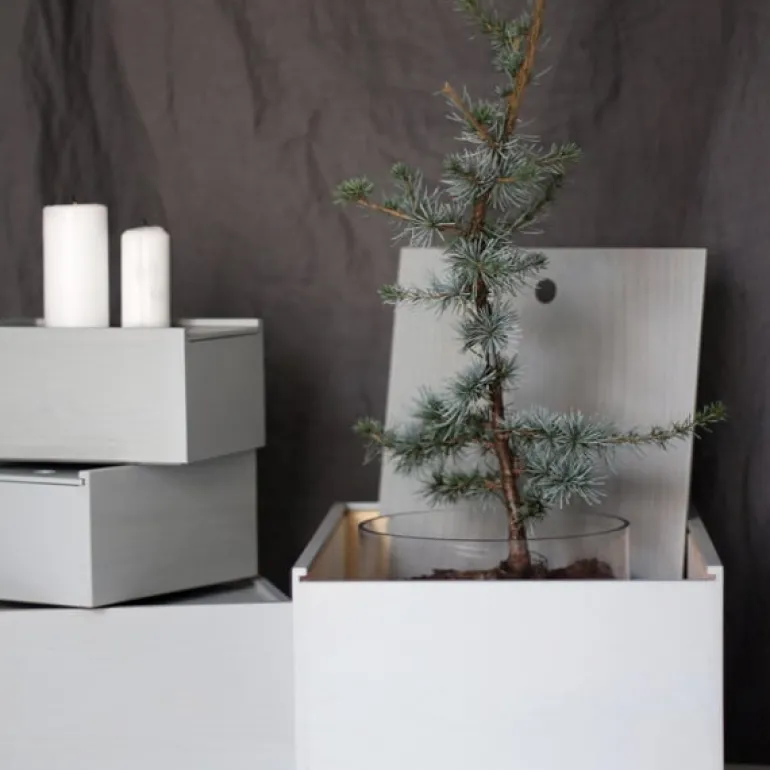 Lundia System 3 låda, grå