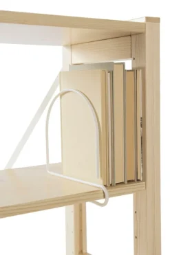 Lundia Wire bokstöd, rund, vit