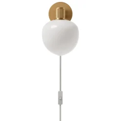 LYFA Memoir 120 vägglampa, mässing