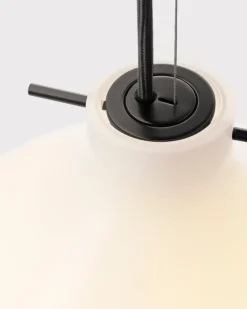 LYFA Repose pendel 400, opal - svart