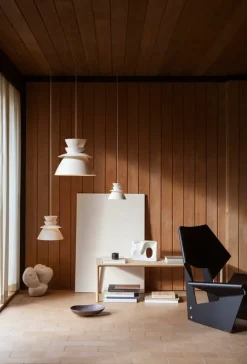 LYFA Sundowner pendellampa 250, vit