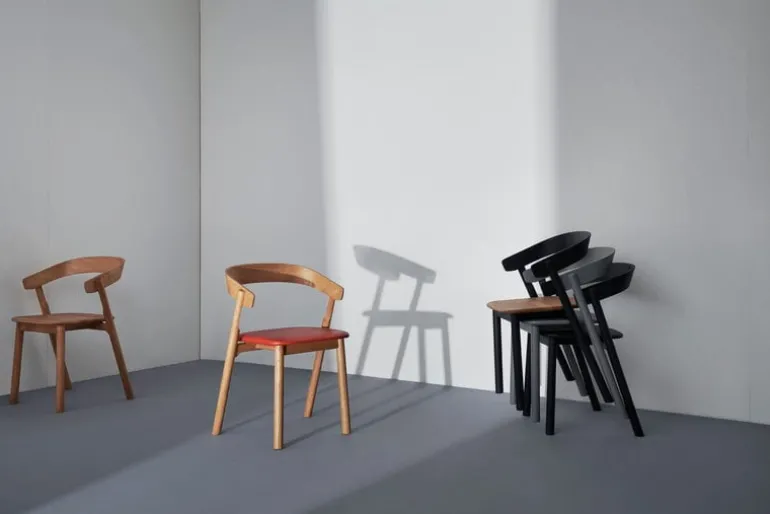 Made by Choice Nude stol, svart