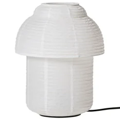 Made By Hand Papier Double bordslampa, 30 cm, vit