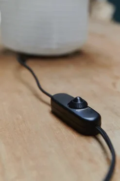 Made By Hand Papier Double bordslampa, 30 cm, vit