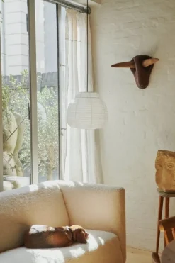 Made By Hand Papier Single pendellampa, 40 cm, vit