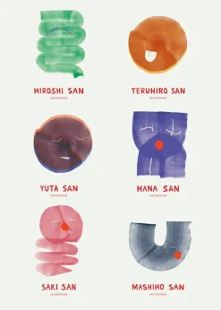 MADO Amis Japonais poster, 50 x 70 cm