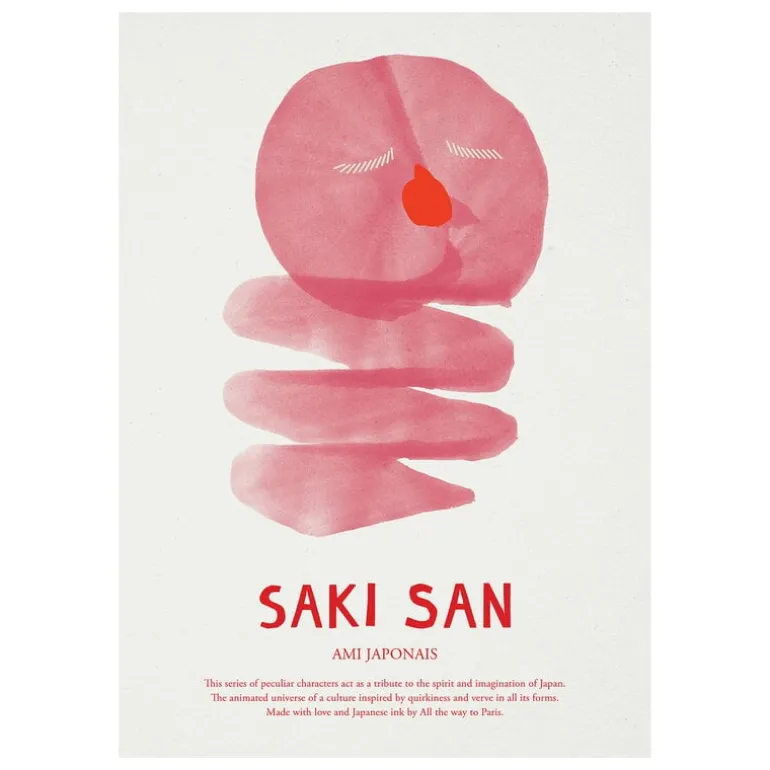 MADO Saki San poster, 50 x 70 cm