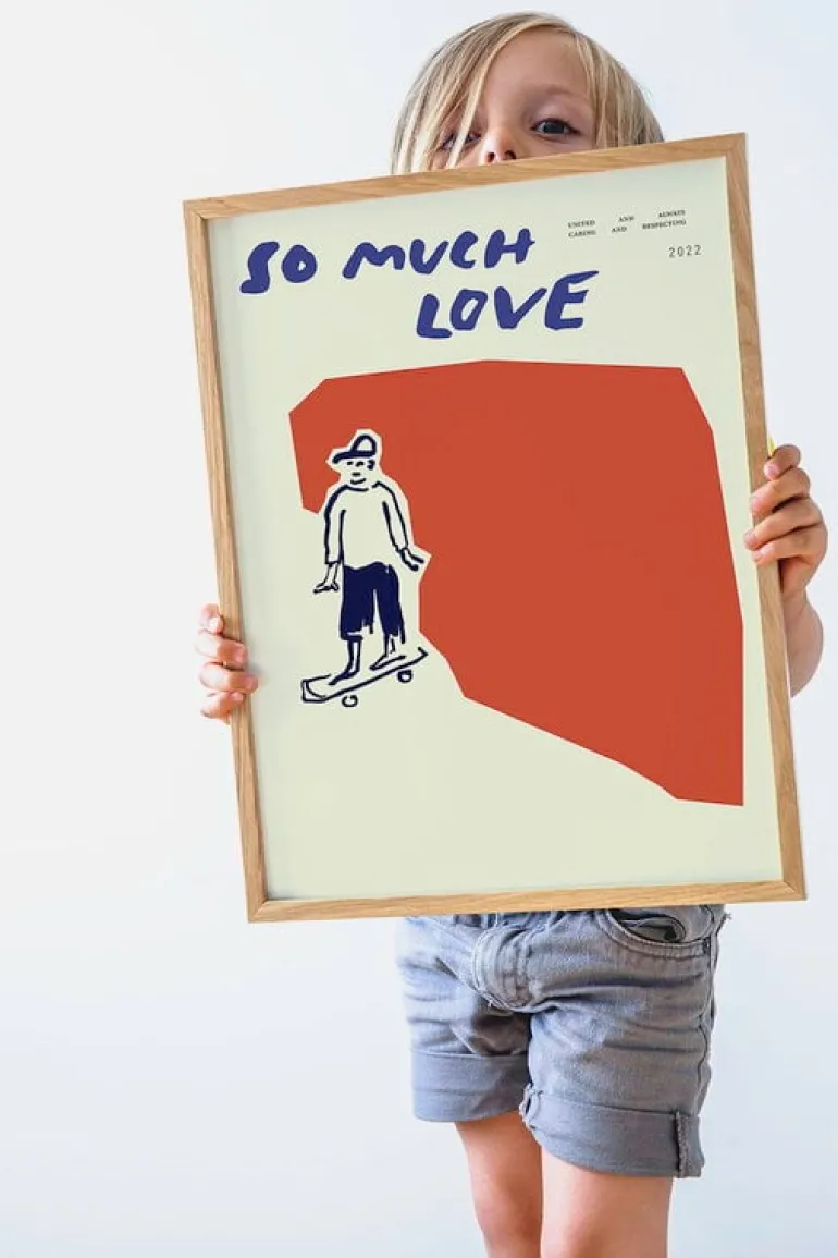 MADO So Much Love Skateboard affisch, 30 x 40 cm