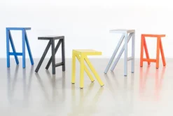 Magis Bureaurama barstol, 74 cm, svart - vita stänk