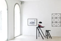 Magis Bureaurama barstol, 74 cm, svart - vita stänk