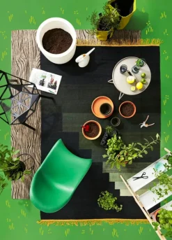 Magis Chair One stol, svart, ben i målad aluminium