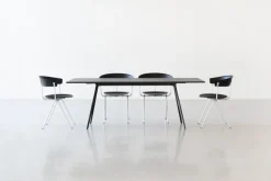 Magis Officina stol, galvaniserad, svart