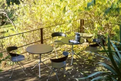 Magis Officina stol, galvaniserad, svart