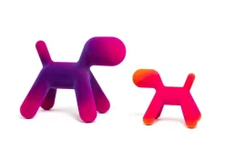 Magis Puppy, M, fuchsia - orange sammet