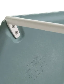 Magis Tambour lågt bord, 73 cm, vit - ljusblå