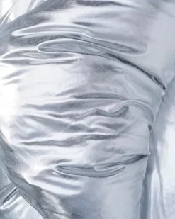 Magniberg Nude Metallic Jersey påslakan, 150 x 210 cm, silver