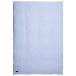 Magniberg Wall Street Oxford påslakan, randig ljusblå