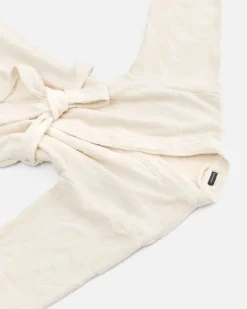 Marimekko Pieni Unikko morgonrock, elfenben