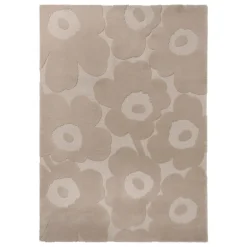 Marimekko Unikko matta, ljusbeige