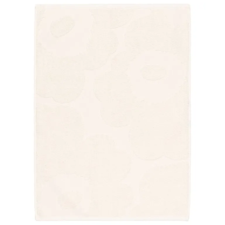 Marimekko Unikko Solid handduk 50 x 70 cm, elfenbensvit