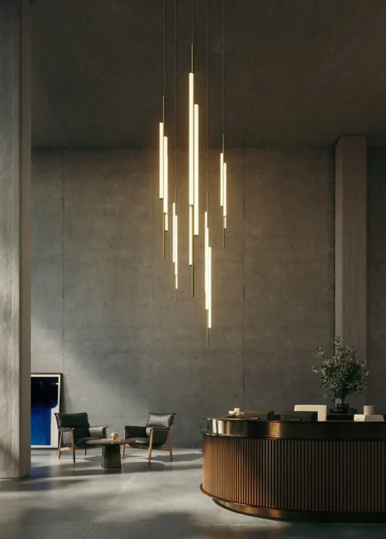 Marset Ambrosia V 130 pendellampa, guld