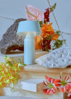 Marset Bicoca bordslampa, ljusblå