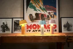 Marset Bicoca bordslampa, ljusblå