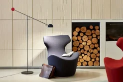 Marset Copernica P golvlampa, röd - svart