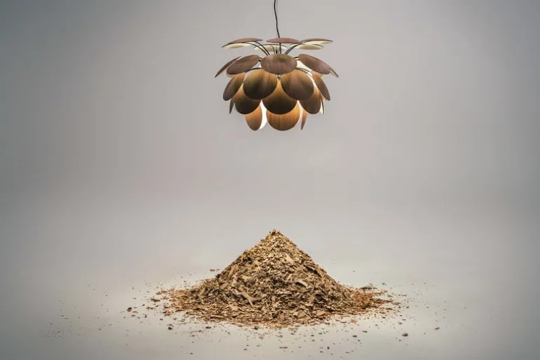 Marset Discocó 68 pendellampa, ek - svart krom