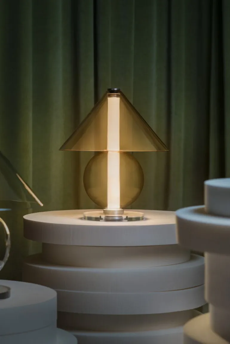 Marset Fragile bordslampa, amber