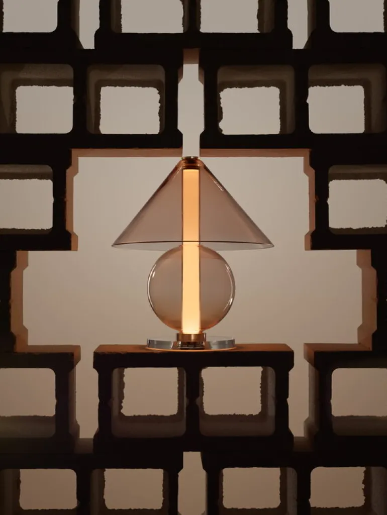 Marset Fragile bordslampa, amber