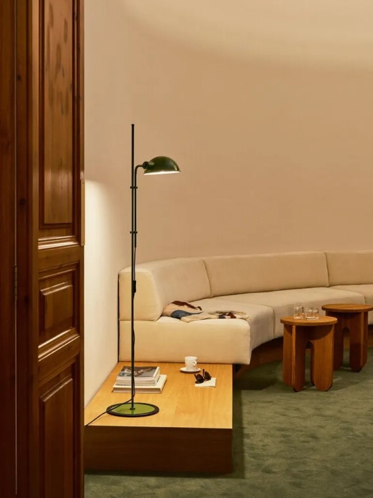 Marset Funiculi golvlampa, grön