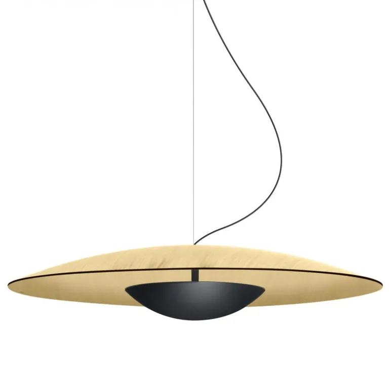 Marset Ginger 60 taklampa, borstad mässing