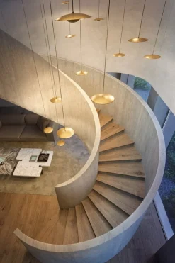 Marset Ginger 20 taklampa, borstad mässing