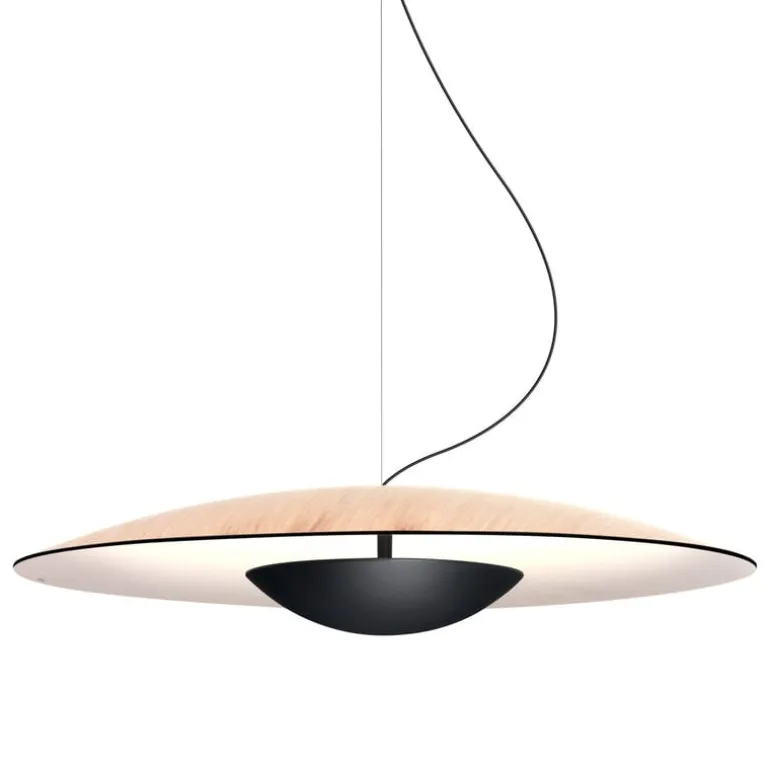 Marset Ginger 60 taklampa, ek - vit