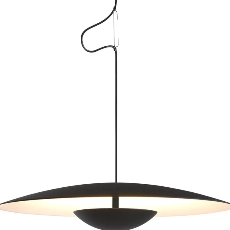 Marset Ginger 42 taklampa, svart - vit