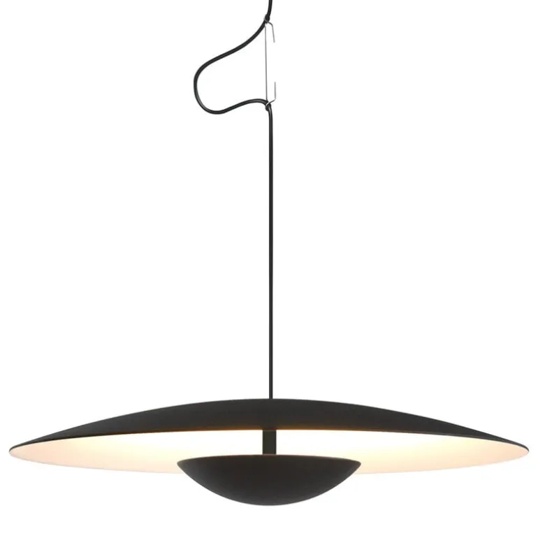 Marset Ginger 32 taklampa, svart - vit