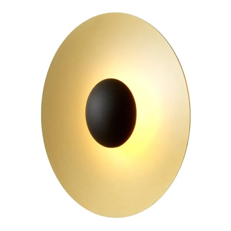 Marset Ginger 32C vägg-/taklampa, borstad mässing