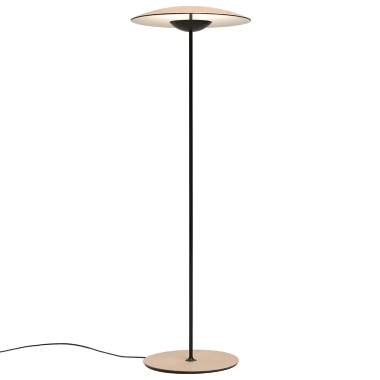 Marset Ginger P golvlampa, ek - vit