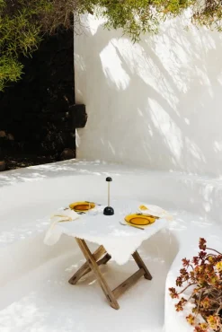 Marset Sips bärbar lampa, grön - guld