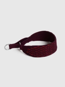 Masimalo 3D Knit halsband, aubergine - lava