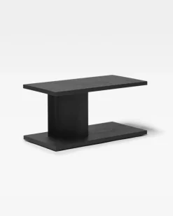 Massproductions Bit bord, svartbetsad ek