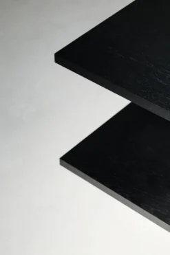 Massproductions Bit bord, svartbetsad ek