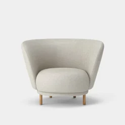 Massproductions Dandy fåtölj, naturlig ek - Sahco Safire 0007