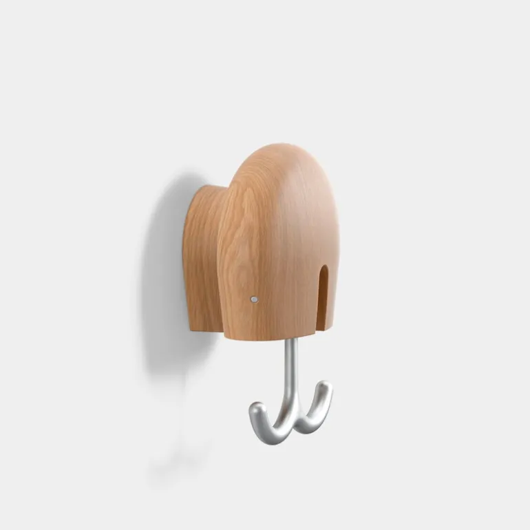 Massproductions Hercule väggkrok, oljad ek