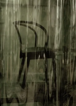 Massproductions Icha stol, svartbetsad bok