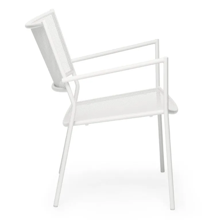 Massproductions Jig Mesh Easy stol, vit