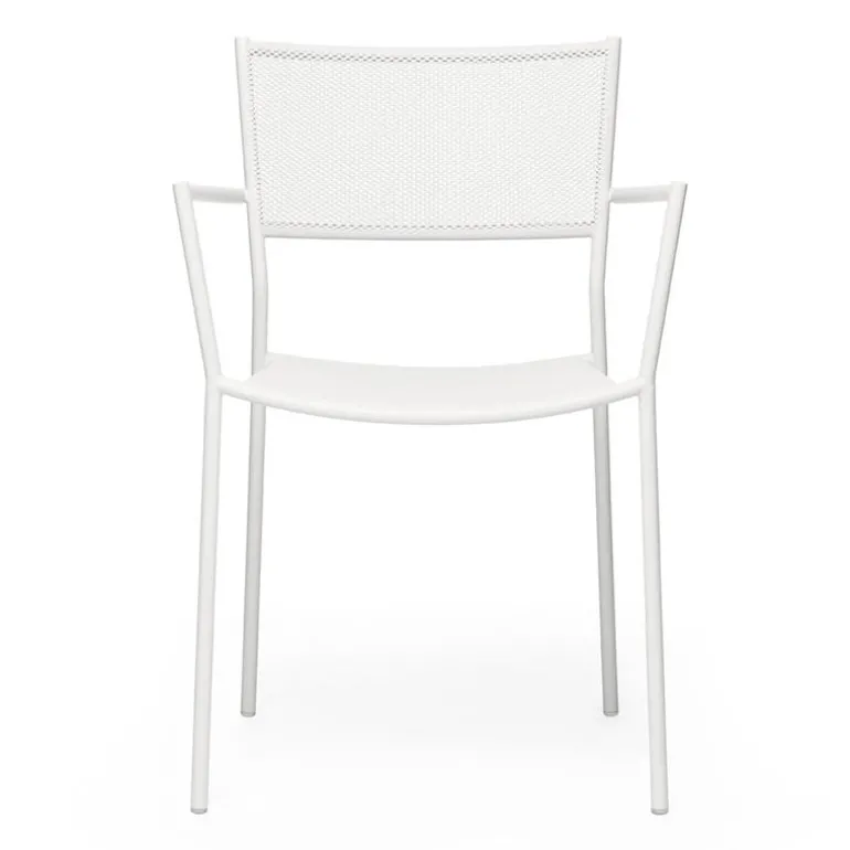 Massproductions Jig Mesh karmstol, vit